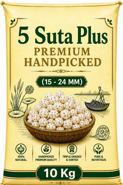 Handpicked Premium Makhana 5 Suta + 20 Kg