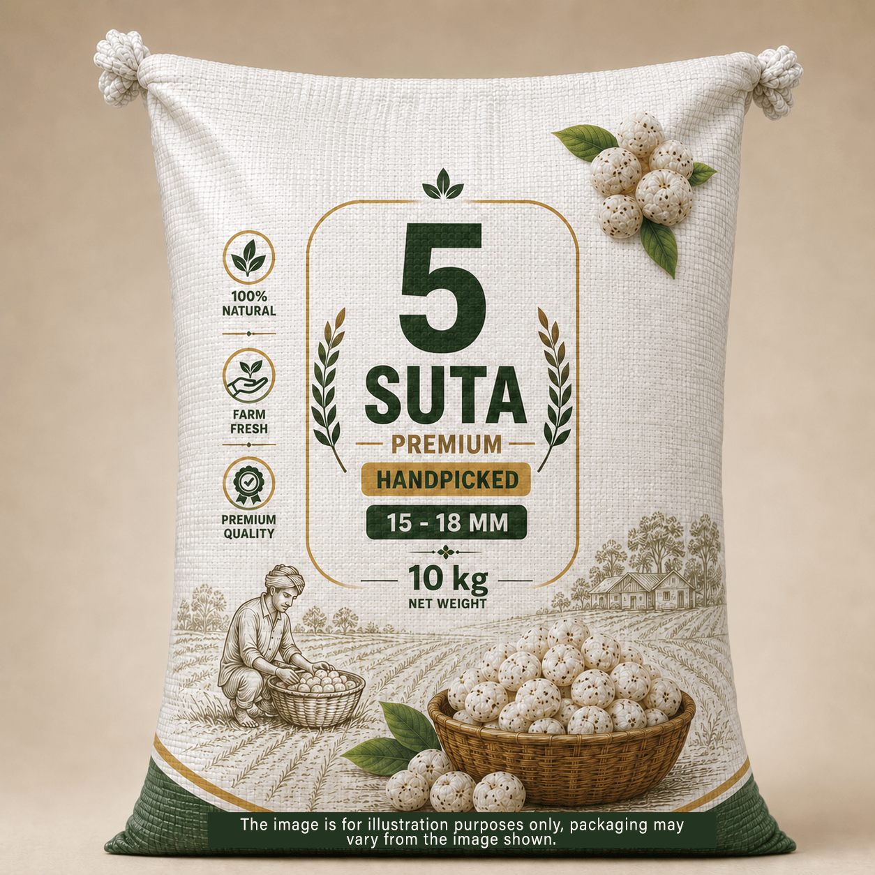 Handpicked 5 Suta 20 Kg