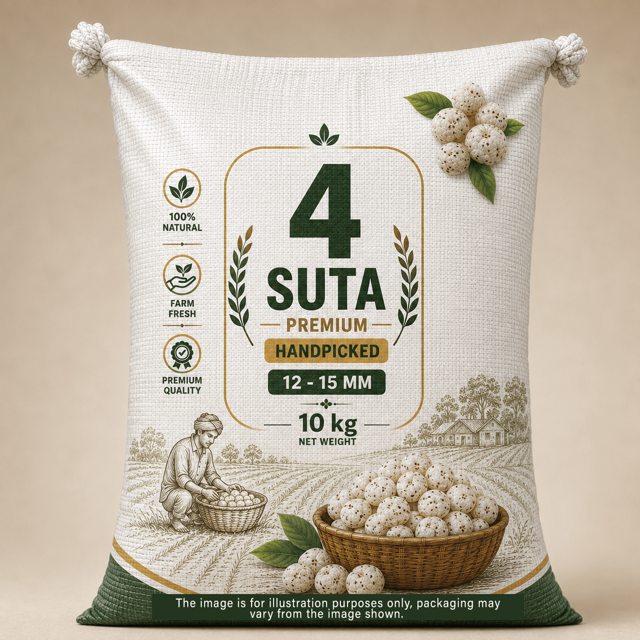 Handpicked 4 Suta 20 Kg