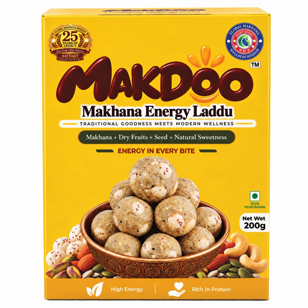 Makdoo 200 Pcs 200 GM